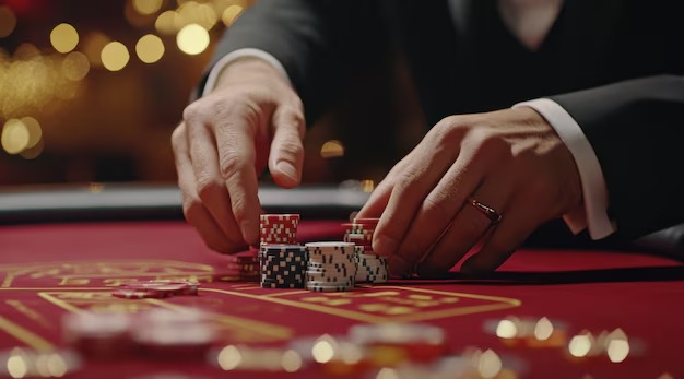 Live baccarat studio on phone with secure account menu